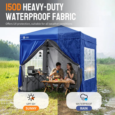 ArdenShade 2 x2m Pop Up Gazebo with 4  Sidewalls
