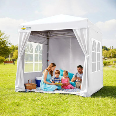ArdenShade 2 x2m Pop Up Gazebo with 4  Sidewalls