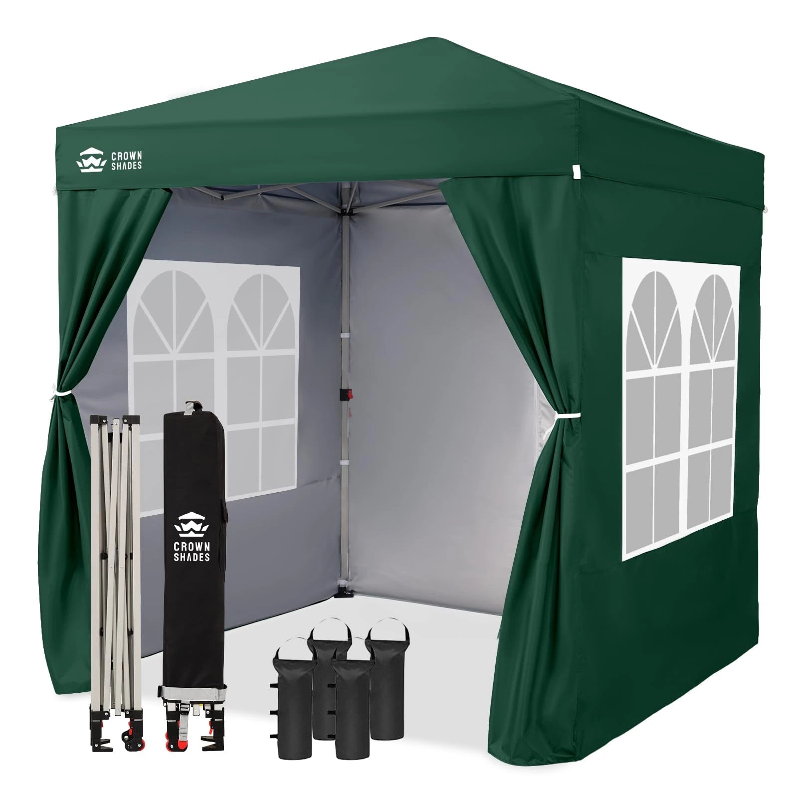 ArdenShade 2 x2m Pop Up Gazebo with 4  Sidewalls