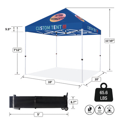 Solarex Custom Printed canopy Tent All Steel Frame