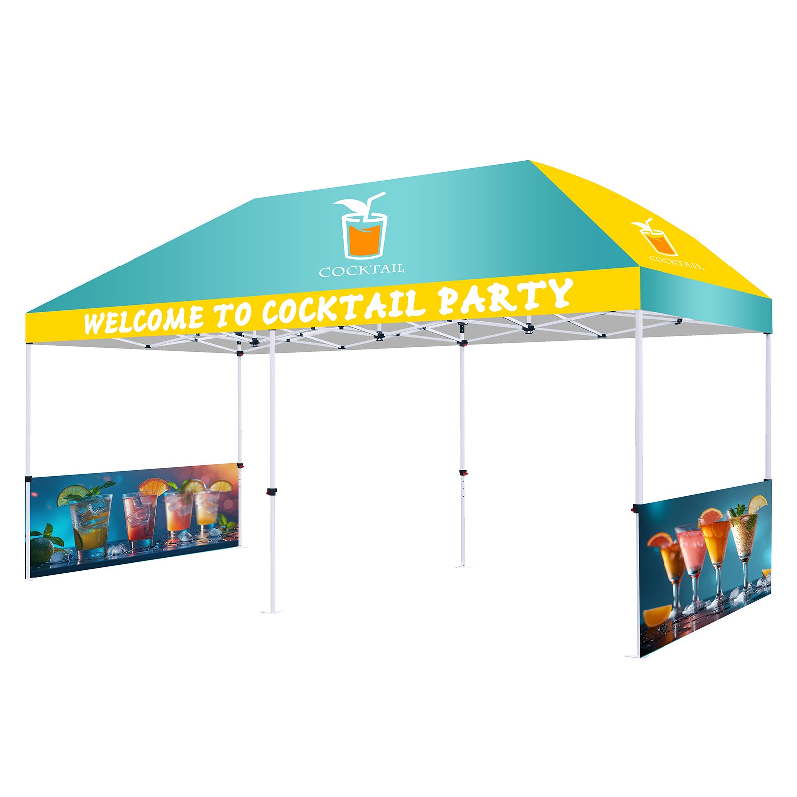 Solarex Custom Printed canopy Tent All Steel Frame