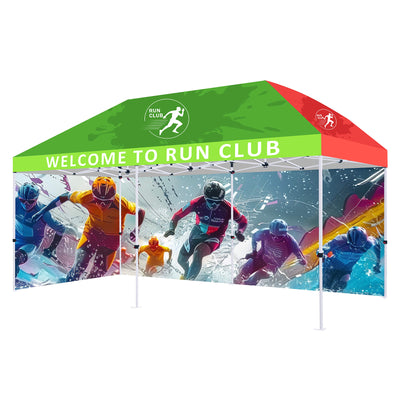 Solarex Custom Printed canopy Tent All Steel Frame