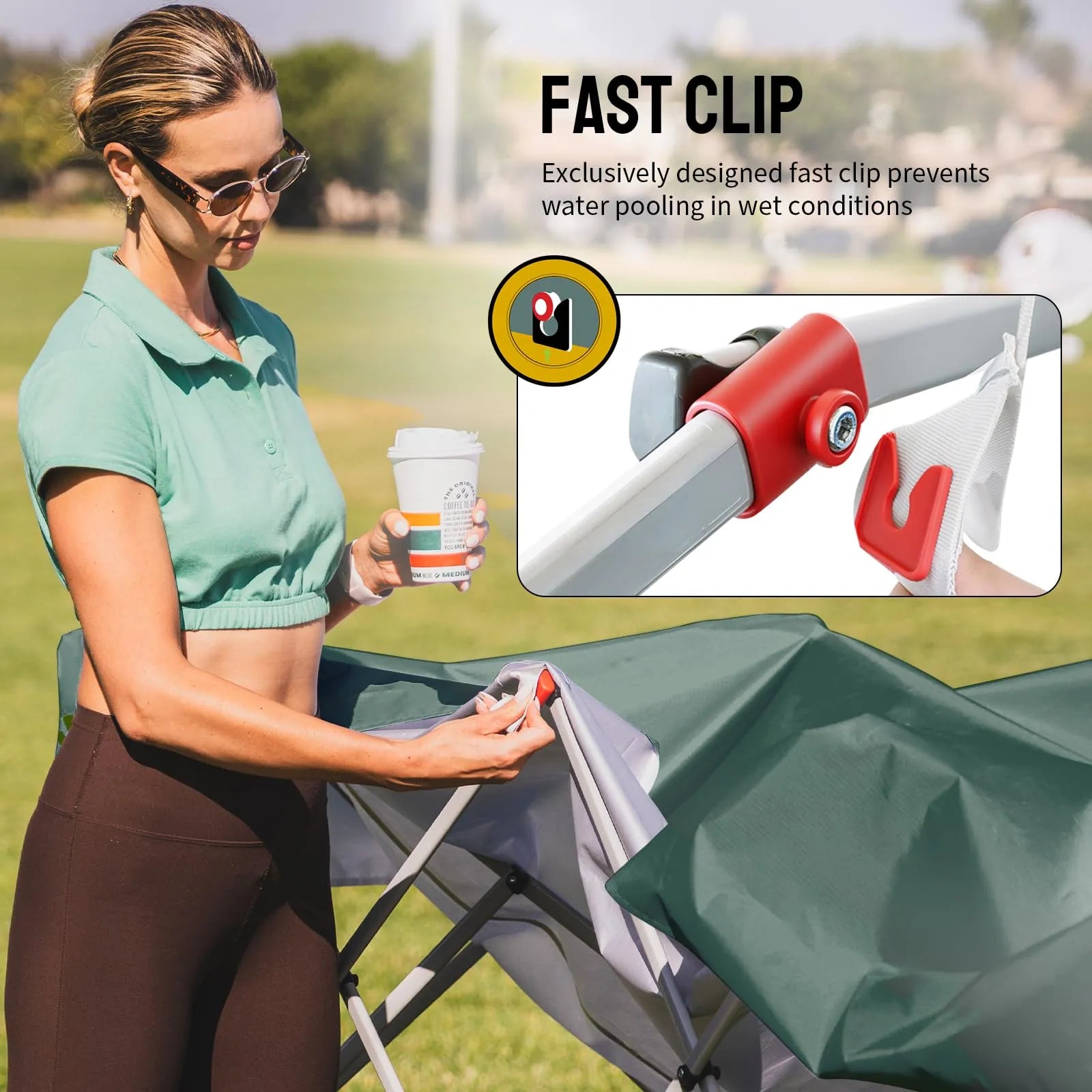 CenterLOK® 3x3m Pop Up Gazebo with 4 Sidewalls