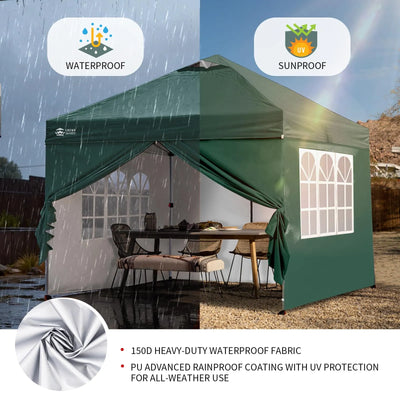 CenterLOK® 3x3m Pop Up Gazebo with 4 Sidewalls