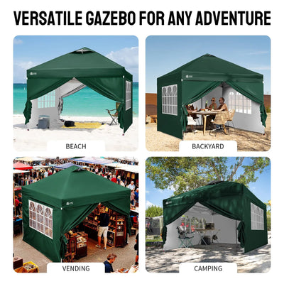 CenterLOK® 3x3m Pop Up Gazebo with 4 Sidewalls
