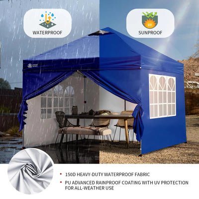 CenterLOK® 3x3m Pop Up Gazebo with 4 Sidewalls