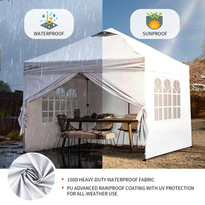 CenterLOK® 3x3m Pop Up Gazebo with 4 Sidewalls
