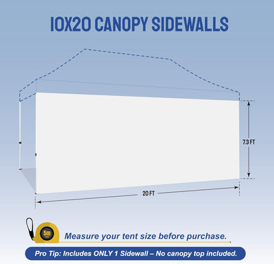Replacement Sidewalls (1pck) | 10x20 Canopy