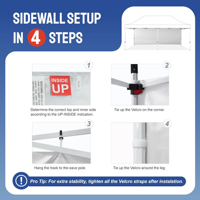 Replacement Sidewalls (1pck) | 10x20 Canopy