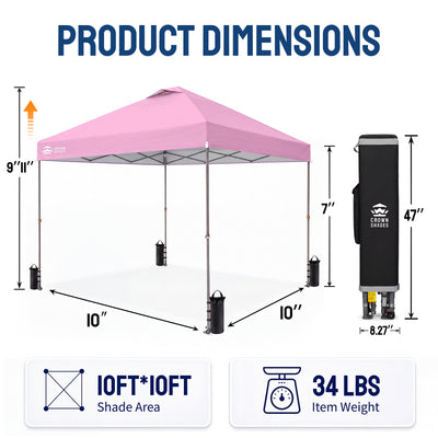 Flex-Lift 10' x 10' Canopy | Infinite Height Adjustment