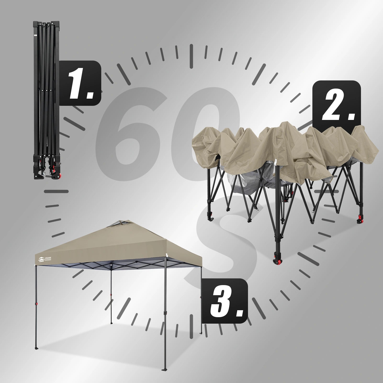 Air-Light 10' x 10' Portable Canopy