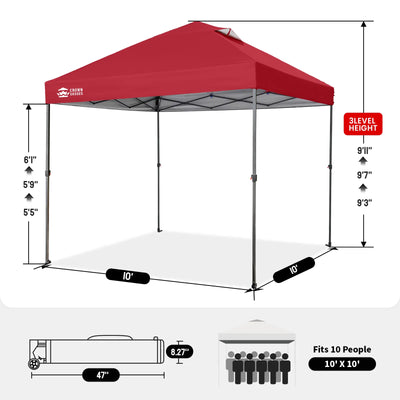 Air-Light 10' x 10' Portable Canopy