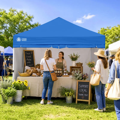 Crown Pro-Duty 10' x 10' Canopy | Full-Wall Business Suite