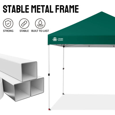Crown Pro-Duty 10' x 10' Canopy | Full-Wall Business Suite