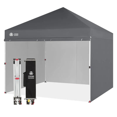 Crown Pro-Duty 10' x 10' Canopy | Full-Wall Business Suite