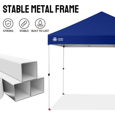 Crown Pro-Duty 10' x 10' Canopy | Full-Wall Business Suite