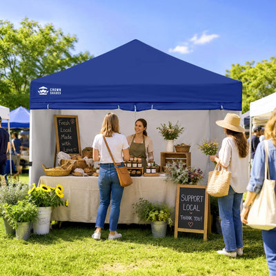 Crown Pro-Duty 10' x 10' Canopy | Full-Wall Business Suite