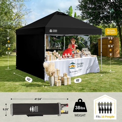 CenterLOK® 10' x 10' Canopy | 1 Sidewall