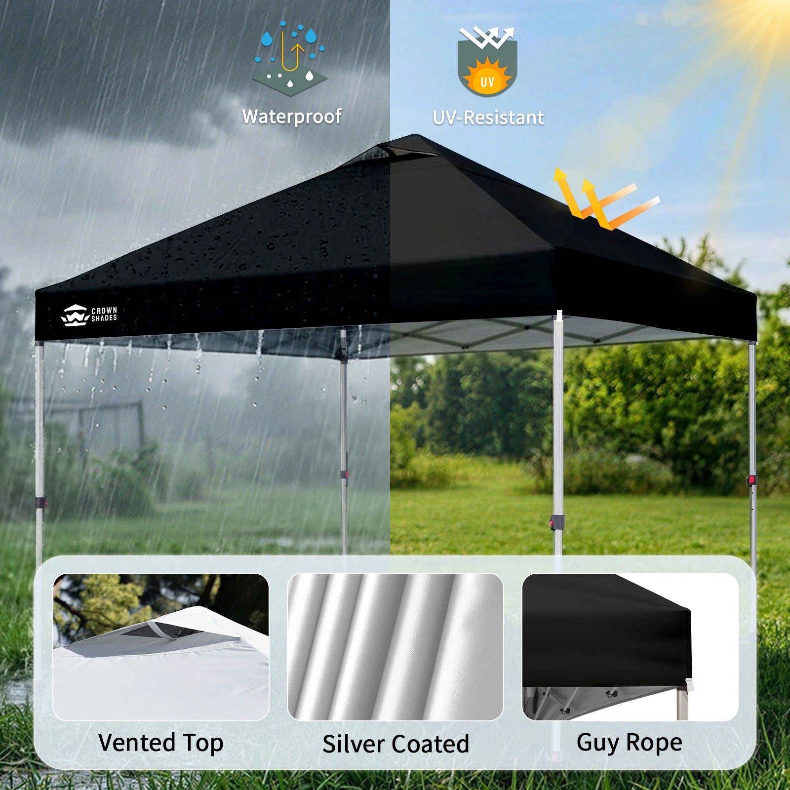 CenterLOK® 10' x 10' One-Push Canopy