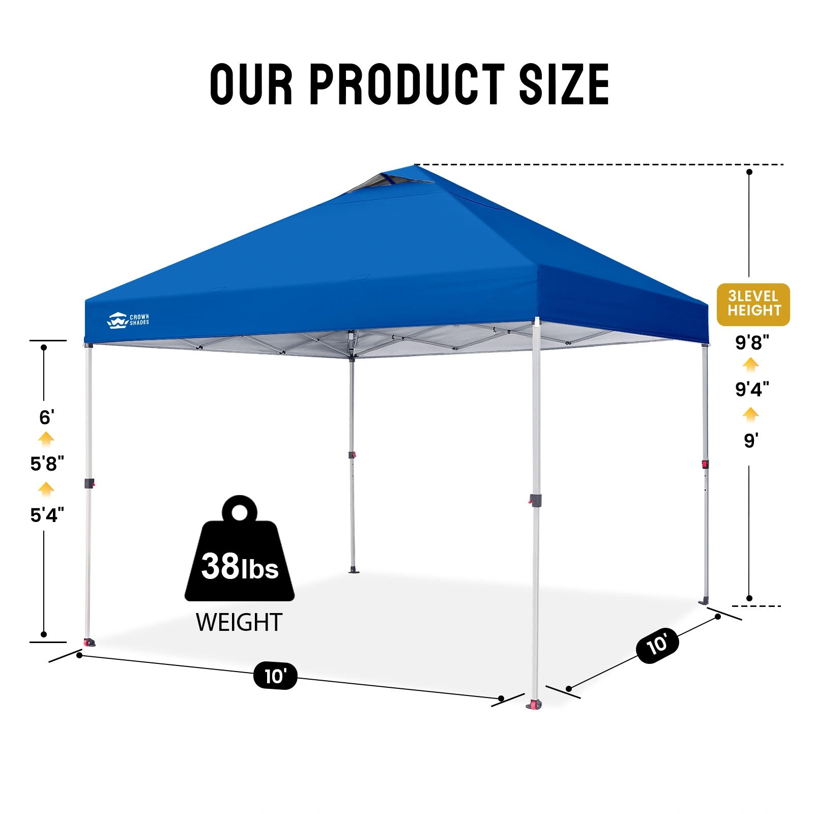 CenterLOK® 10' x 10' One-Push Canopy