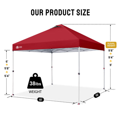 CenterLOK® 10' x 10' One-Push Canopy
