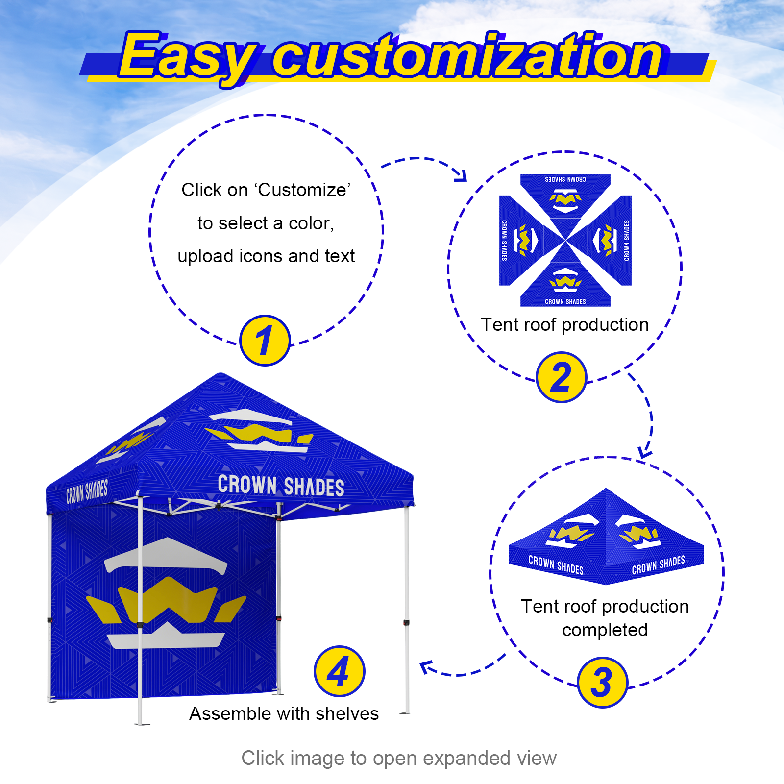 Custom Com Canopy | 8x8, 10x10, 10x15, 10x20