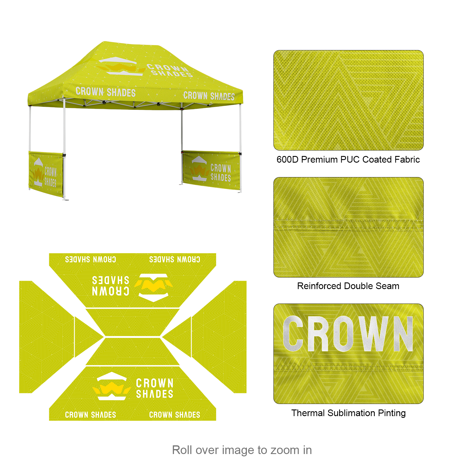 Custom Com Canopy | 8x8, 10x10, 10x15, 10x20