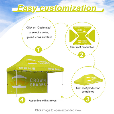 Custom Com Canopy | 8x8, 10x10, 10x15, 10x20