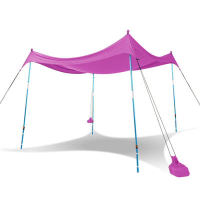 Feather-Lift Pop-Up Beach Tent | Instant UPF 50+ Sun Shelter