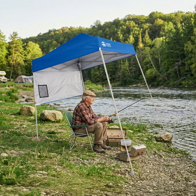 Feather-Lift 5' x 5' Canopy with Instant Sidewall