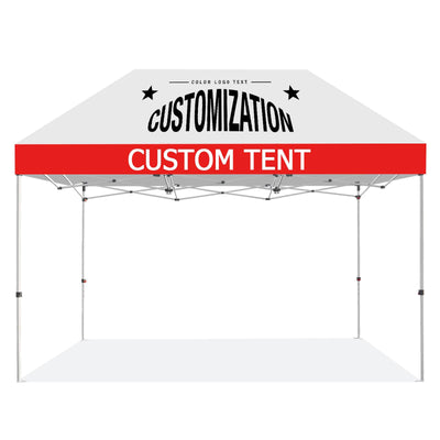 CROWN SHADES [M150A] 15x10 Custom Tent – Complete Set with Frame & Canopy