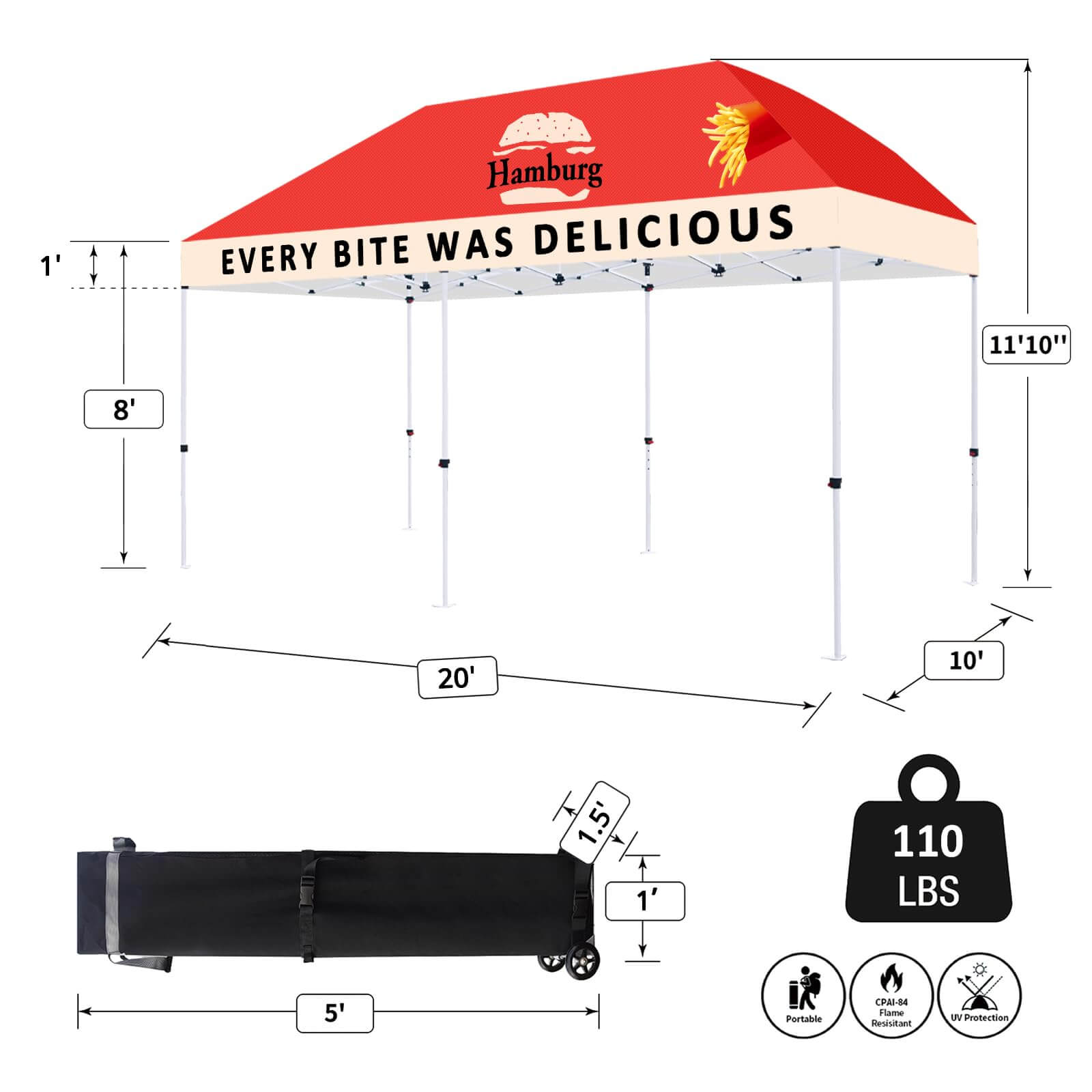 Custom Com Canopy | 10x20