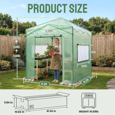 Insta-Grow 6'x8' Pop-Up Greenhouse