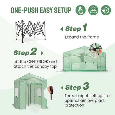 Insta-Grow 6'x8' Pop-Up Greenhouse