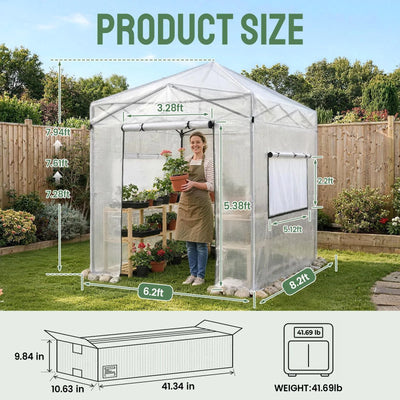 Insta-Grow 6'x8' Pop-Up Greenhouse