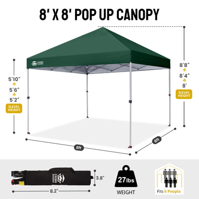One-Push Lite 8' x 8' Canopy