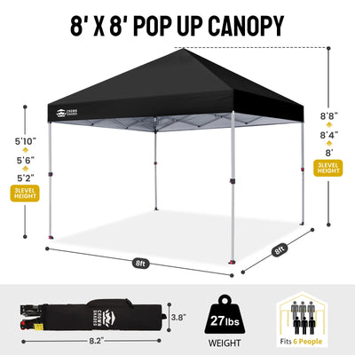 One-Push Lite 8' x 8' Canopy