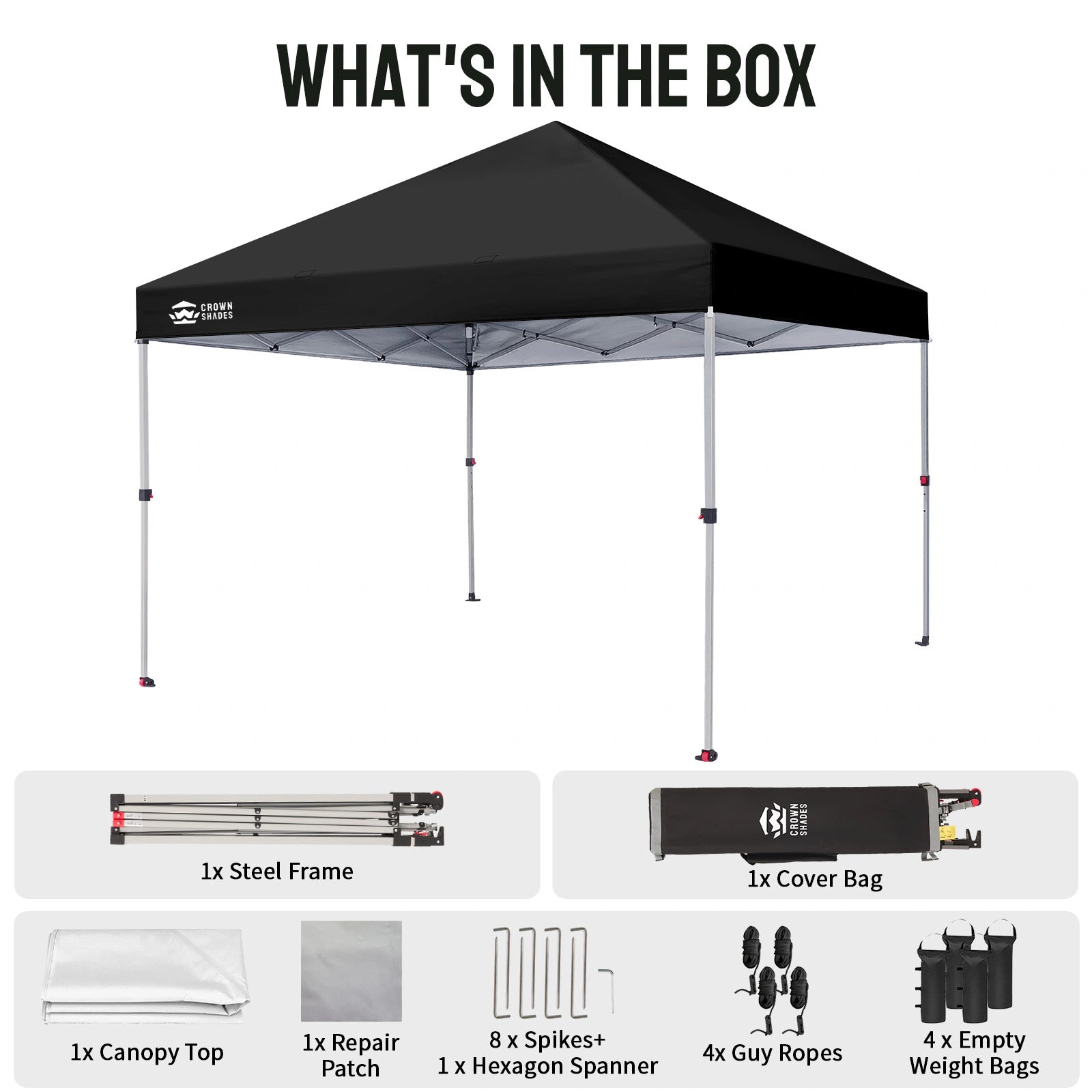 One-Push Lite 8' x 8' Canopy