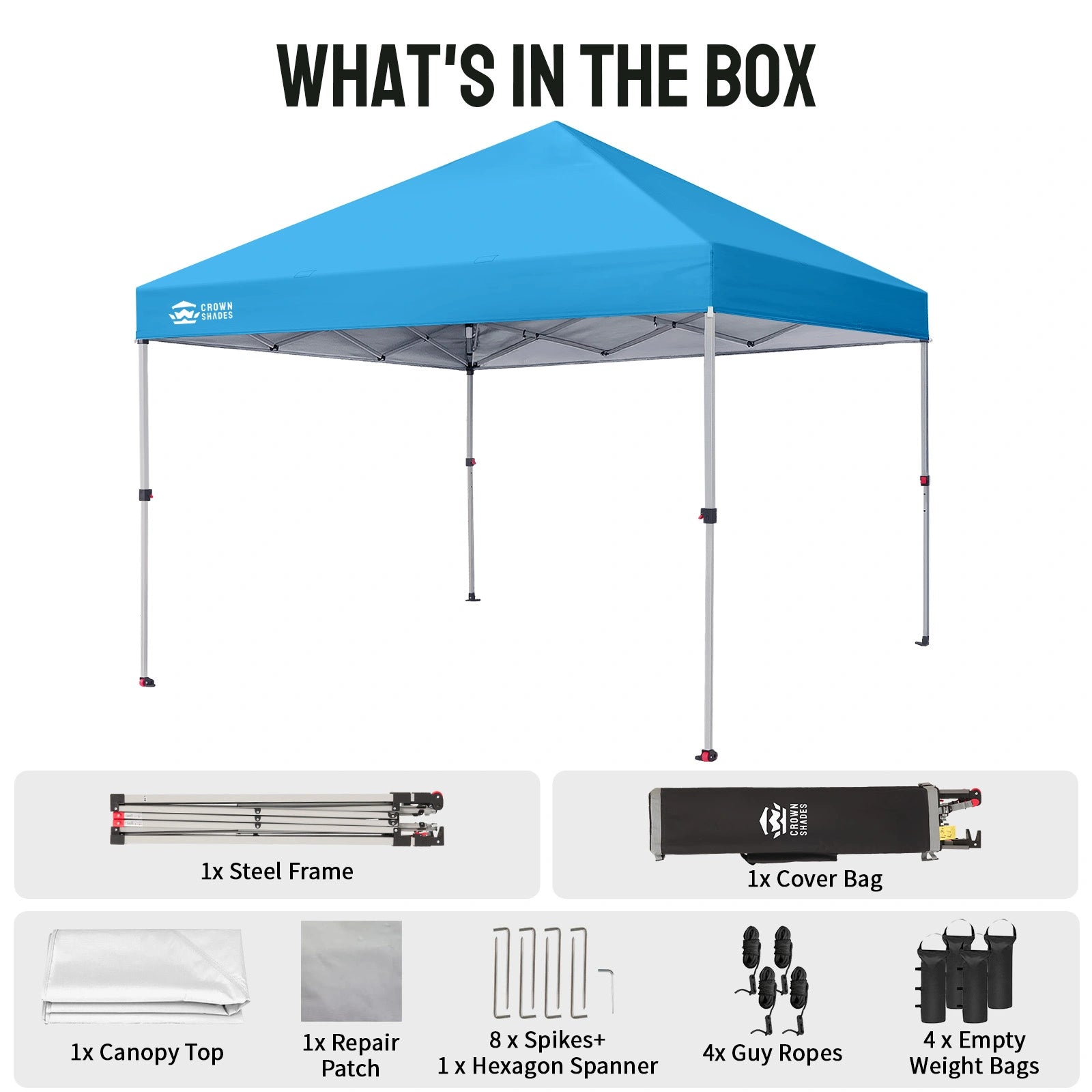 One-Push Lite 8' x 8' Canopy