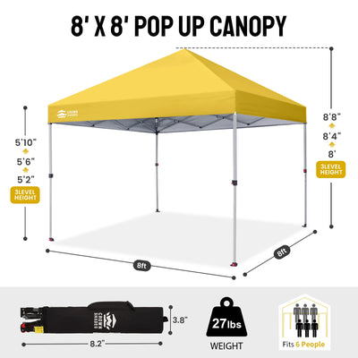 One-Push Lite 8' x 8' Canopy