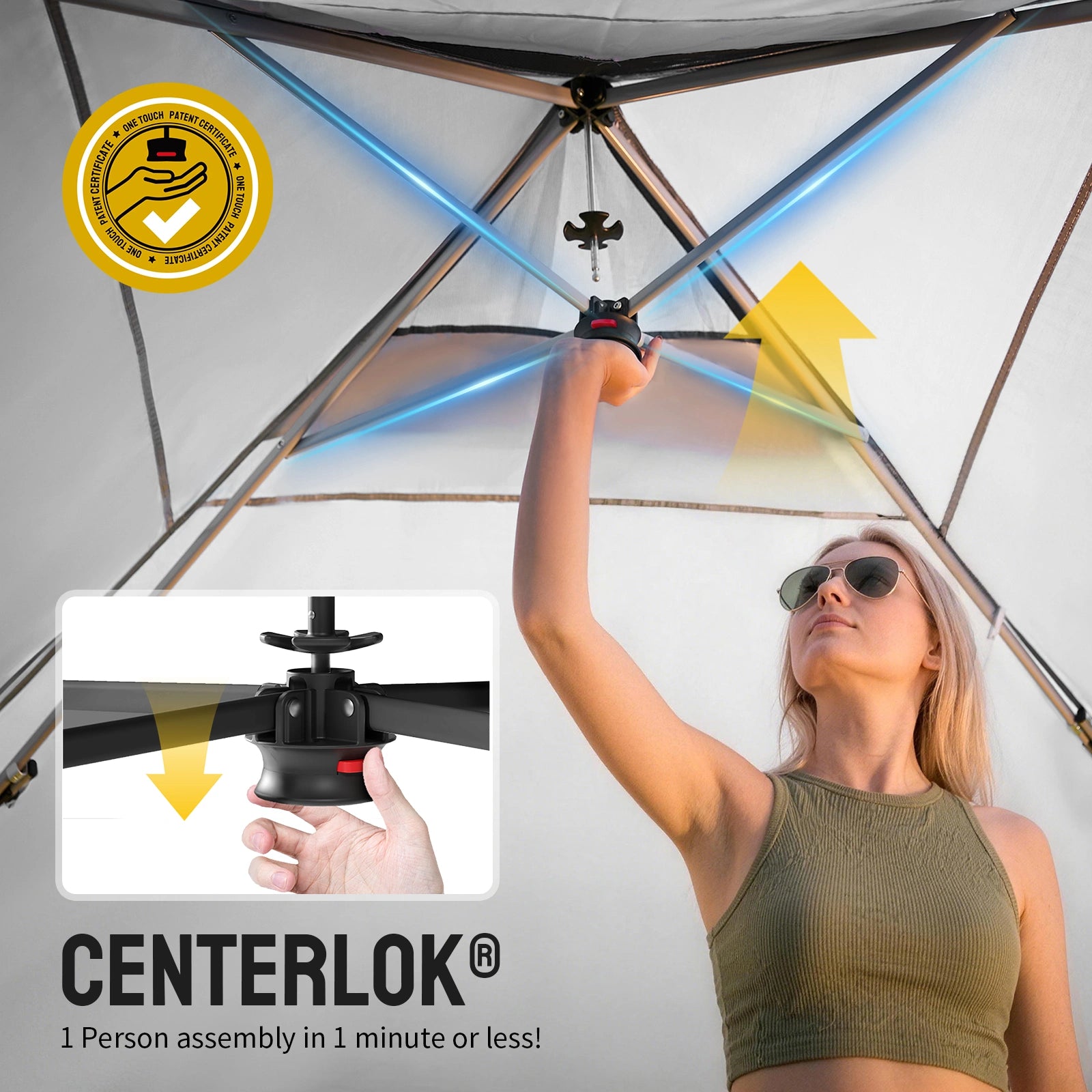 One-Push Lite 8' x 8' Canopy