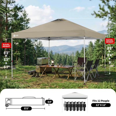 One-Push Max 12' x 12' Canopy