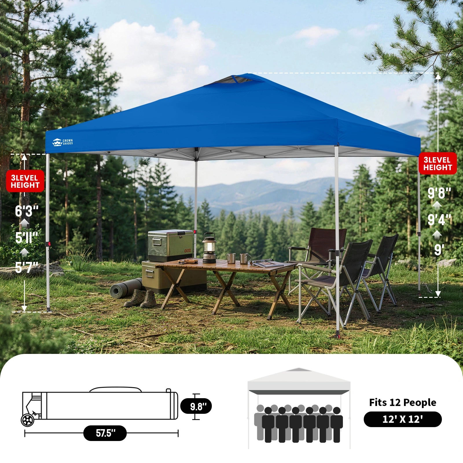 One-Push Max 12' x 12' Canopy