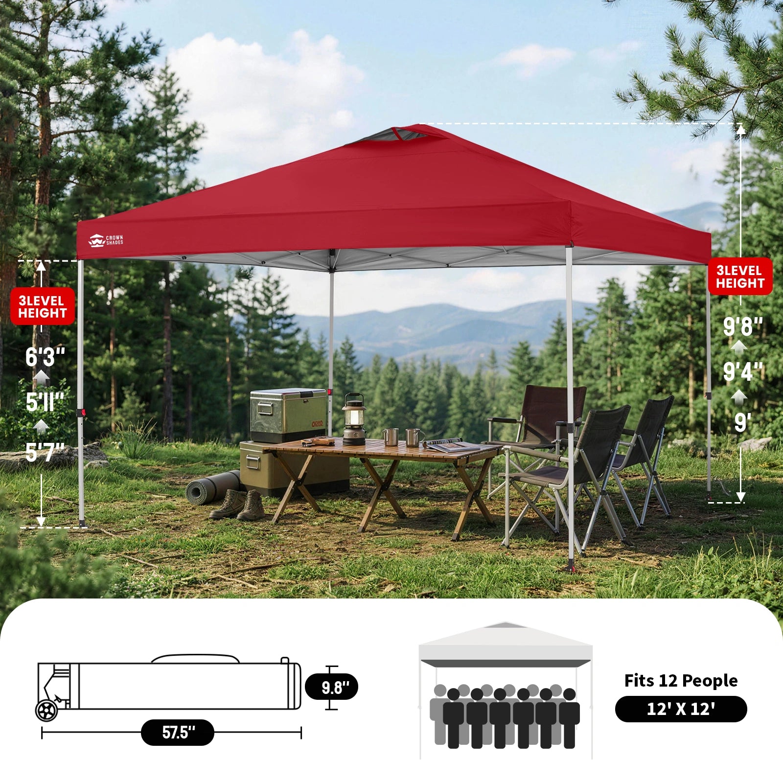 One-Push Max 12' x 12' Canopy