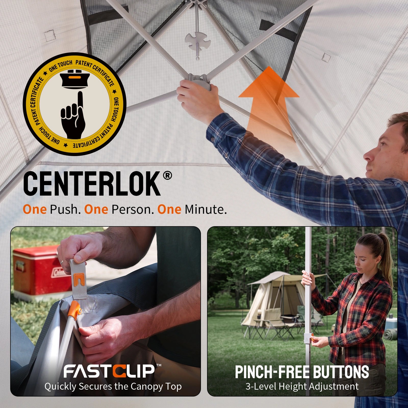 Roll-Glide 10'x10' Instant Canopy