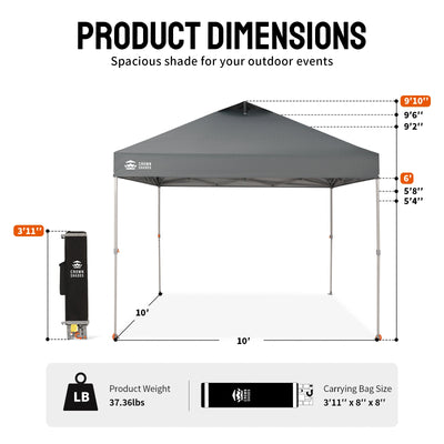 Roll-Glide 10'x10' Instant Canopy
