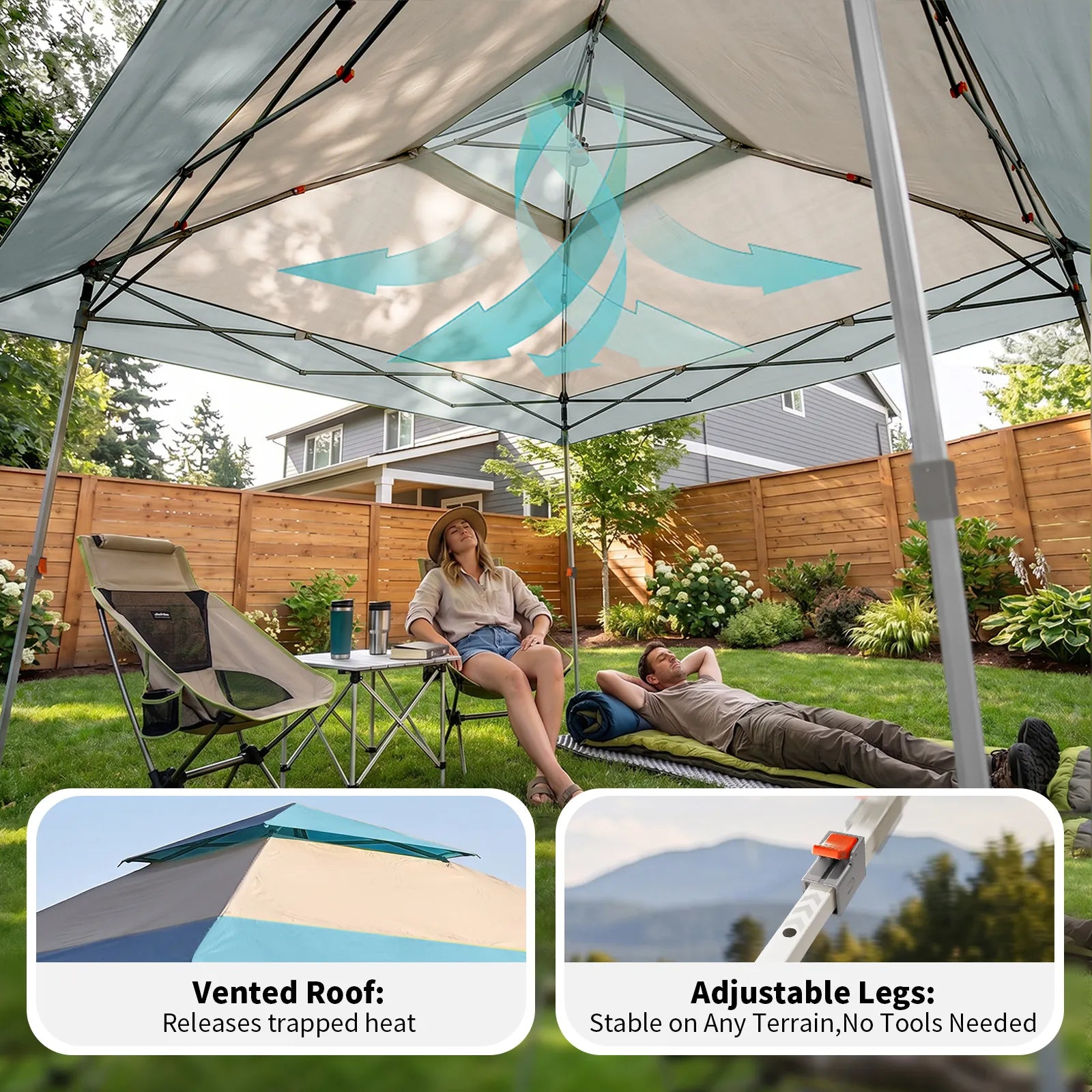 Sky-Vail 13'x13' Vented Canopy