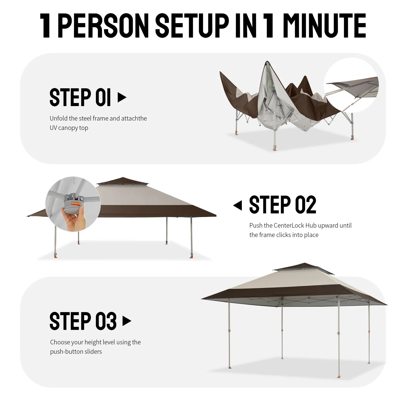 Sky-Vail 13'x13' Vented Canopy