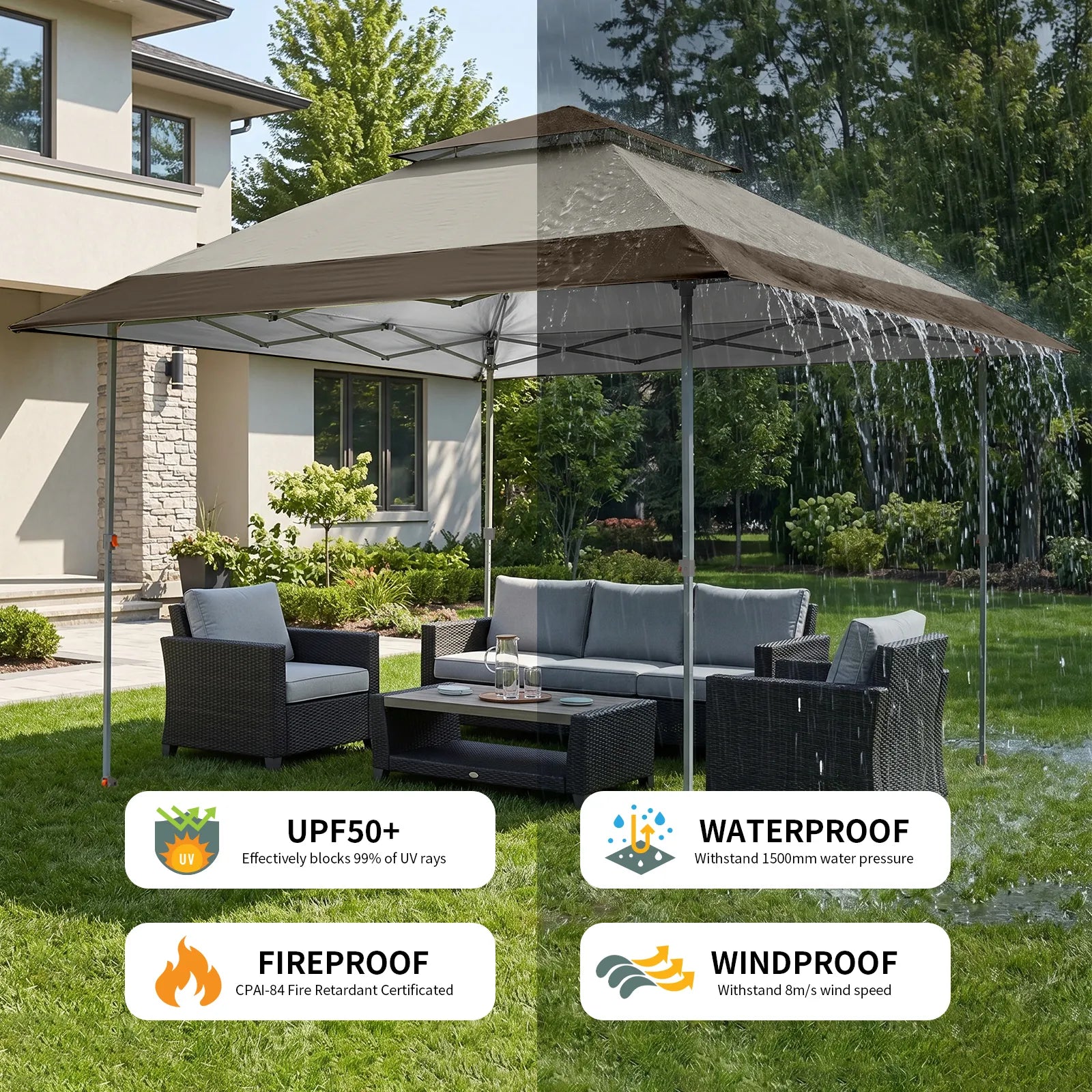 Sky-Vail 13'x13' Vented Canopy