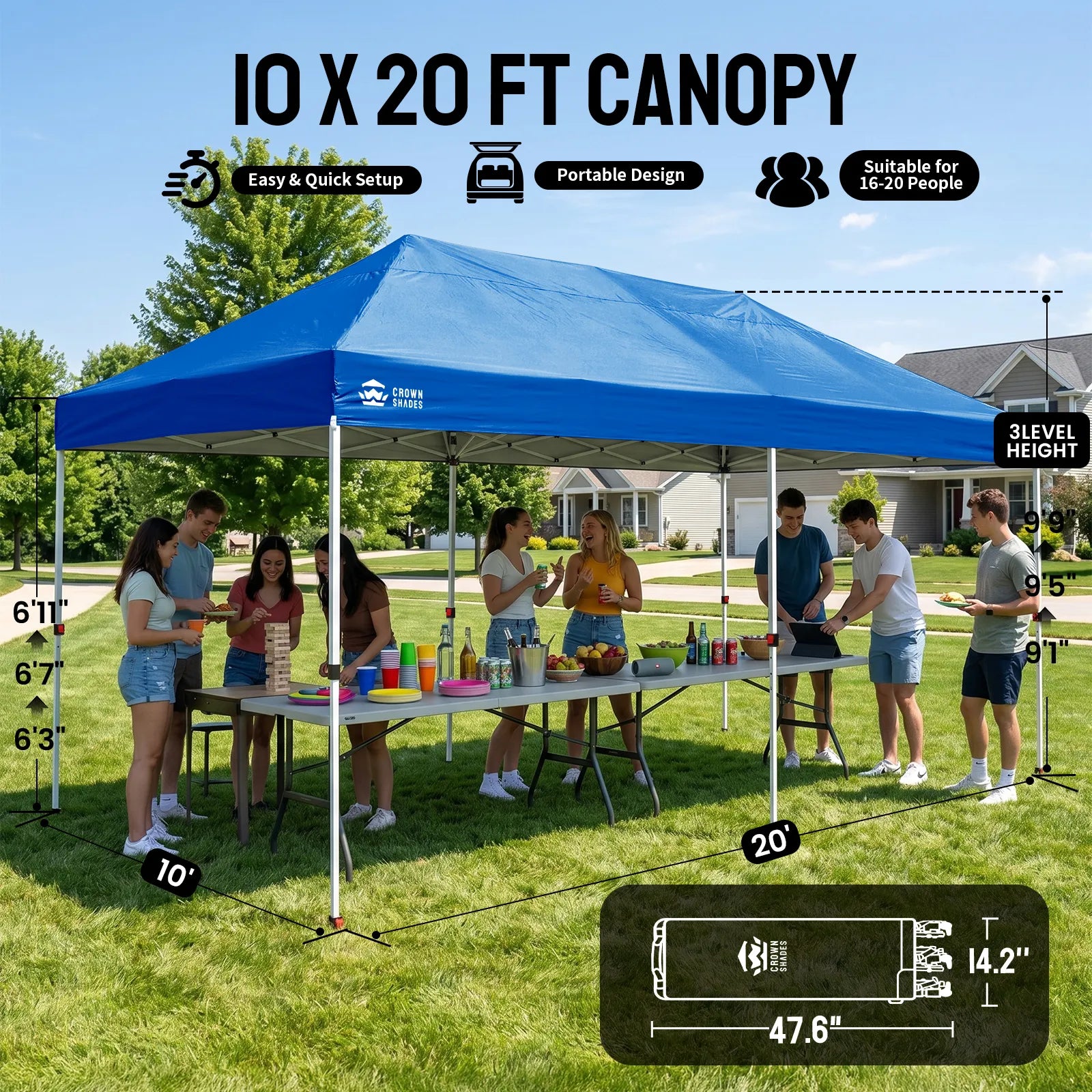 Swift-Lock 10'x20' Instant Canopy